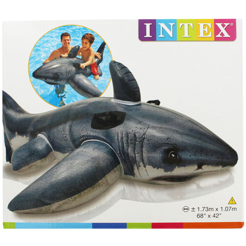 Intex 59380S 100Cm X 97Cm Pool Cruiser Inflatable ~ Shark 