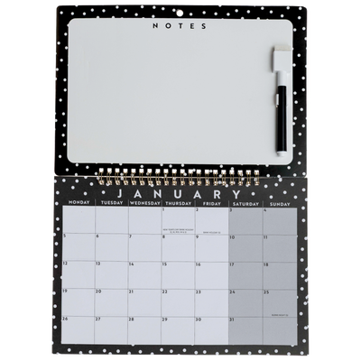 2026 Spots Memo Calendar with Dry Wipe Pen image number 1