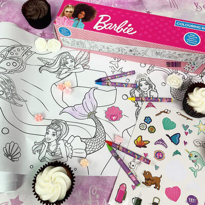 Barbie Colouring Roll image number 5