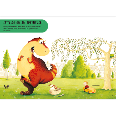 The Dinosaur that Pooped Space!: Sticker Activity Book image number 2