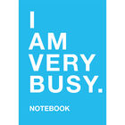 A5 Flexi I Am Very Busy Lined Notebook image number 1