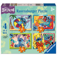 Disney Stitch 4-in-1 Jigsaw Puzzles