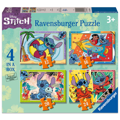 Disney Stitch 4-in-1 Jigsaw Puzzles image number 1