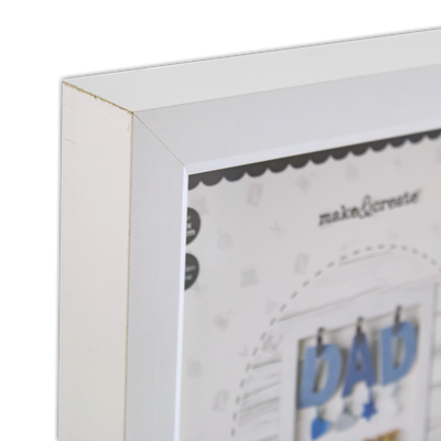 White Deep Box Frame: 16 x 16cm image number 3