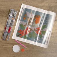Christmas Diamond Art Kit: Robin