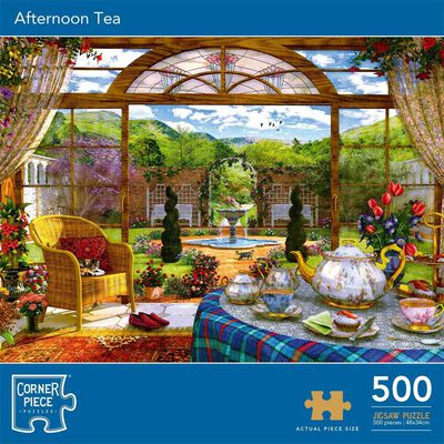Afternoon Tea 500 Piece Jigsaw Puzzle image number 1