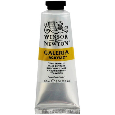 Galeria Acrylic Paint: Titanium White 60ml image number 1
