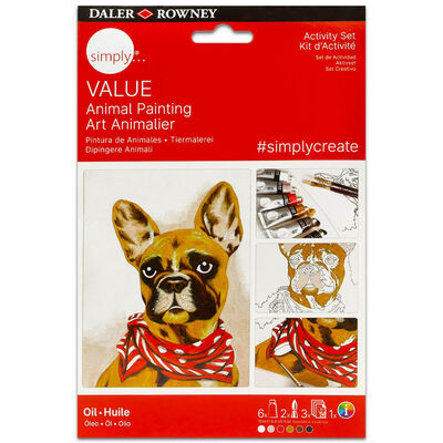 Daler Rowney Simply Value Animal Oil Painting Art Set image number 1
