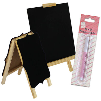 Decorate Your Own Valentine's Day Chalk Board Bundle image number 1