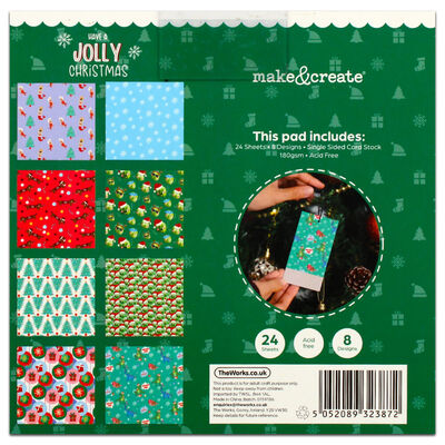 Have a Jolly Christmas Paper Pad: 6 x 6 Inches image number 2