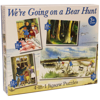Were Going On A Bear Hunt 4 In 1 Puzzle Set image number 1