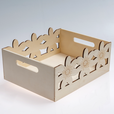 Wooden Flower Crate image number 2