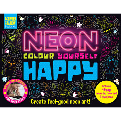 Neon Colour Yourself Happy Book image number 1