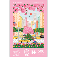 NYC Street by Nidhi Kachhadiya 500 Piece Jigsaw Puzzle