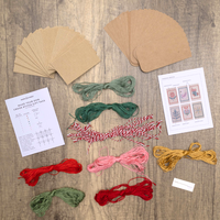 Make Your Own Cross Stitch Nutcracker Gift Tags: Pack of 24