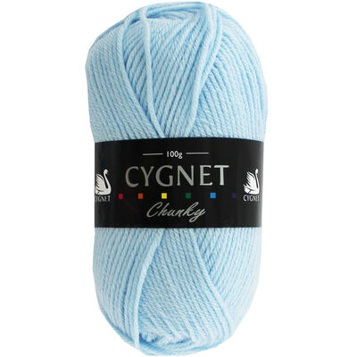 Cygnet Chunky Baby Blue Yarn - 100g image number 1
