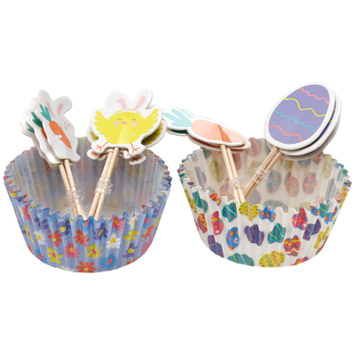 Easter Cupcake Cases and Toppers image number 1