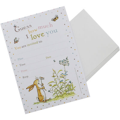 Guess How Much I Love You Party Invitations - Pack of 10 image number 2