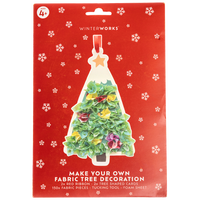 Make Your Own Fabric Tree Decoration