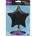 18 Inch Black Star Helium Balloon image number 2