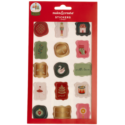 Nutcracker Wax Seal Stickers: Pack of 15 image number 1