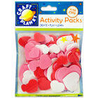 Crafty Foam Hearts: Pack of 75 image number 1