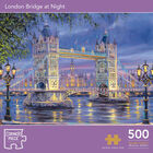 London Bridge at Night 500 Piece Jigsaw Puzzle image number 1