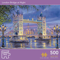 London Bridge at Night 500 Piece Jigsaw Puzzle