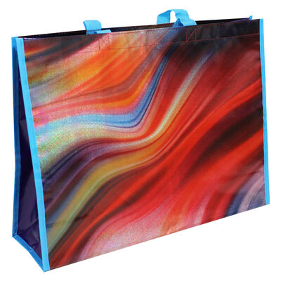 Colourful Swirl Reusable Shopping Bag image number 1
