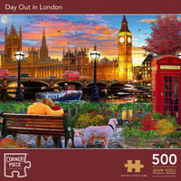 Day Out in London 500 Piece Jigsaw Puzzle