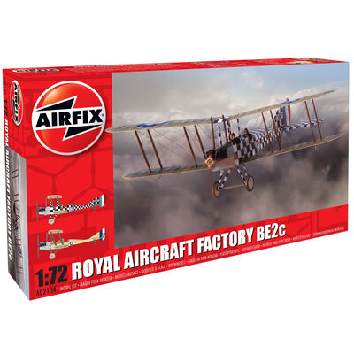 Airfix 1-72 Royal Aircraft Factory BE2c Model Kit image number 1