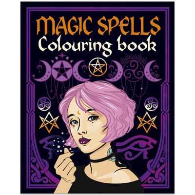 Magic Spells Colouring Book image number 1