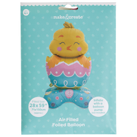 Easter Air Filled Foil Balloons: Assorted