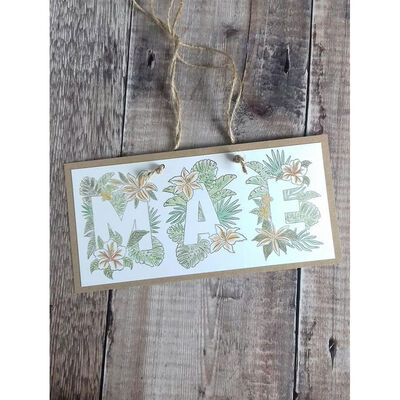 Crafters Companion Clear Acrylic Stamp - Floral Letter X image number 2