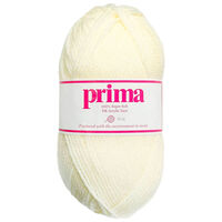 Prima DK Acrylic Wool: Off Cream Yarn 100g