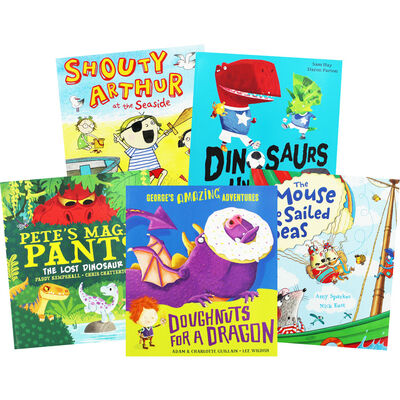 Pirate Dragon & Dinosaur Tales: 10 Kids Picture Books Bundle image number 3