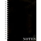 A4 Wiro Plain Black Lined Notebook image number 1
