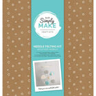 Simply Make - Needle Felting Kit Weather Mobile Blue image number 1
