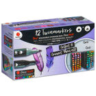 Deco Time Twinmarkers Purple Tones and Stackable Storage Box: Pack of 12 image number 1