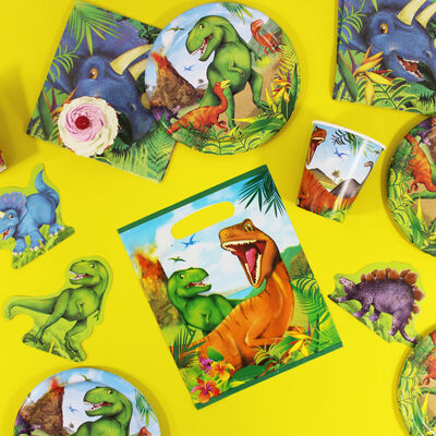 Dinosaur Paper Plates - 8 Pack image number 2