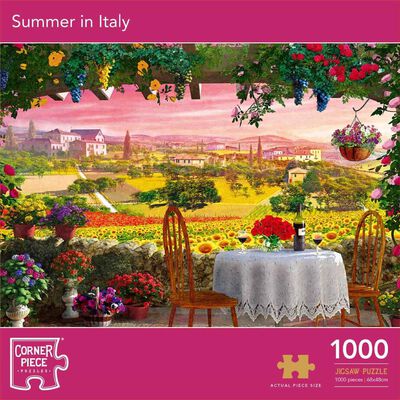 Summer in Italy 1000 Piece Jigsaw Puzzle image number 1