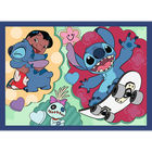Disney Stitch 4 x 88 Piece Jigsaw Puzzle Set image number 5