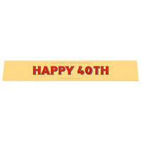 Toblerone Milk Chocolate 100g – Happy 40th