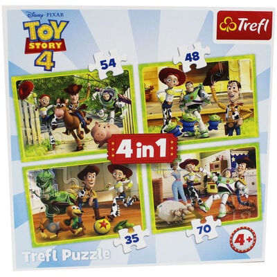 Toy Story 4 4-in-1 Jigsaw Puzzle Set image number 2