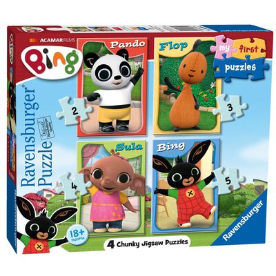 Bing Bunny 4-in-1 Jigsaw Puzzle Set image number 1
