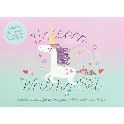 Unicorn Writing Set From 0.50 GBP | The Works