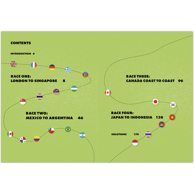 The Official Race Across the World Puzzle Book image number 2
