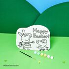 Peppa Pig Easter Paint Your Own Shaped Canvas image number 2
