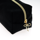 Paper Place Black Pencil Case with Gold Zip image number 3