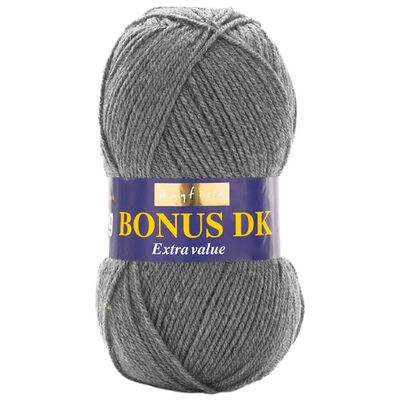 Bonus DK: Dark Grey Yarn 100g image number 1